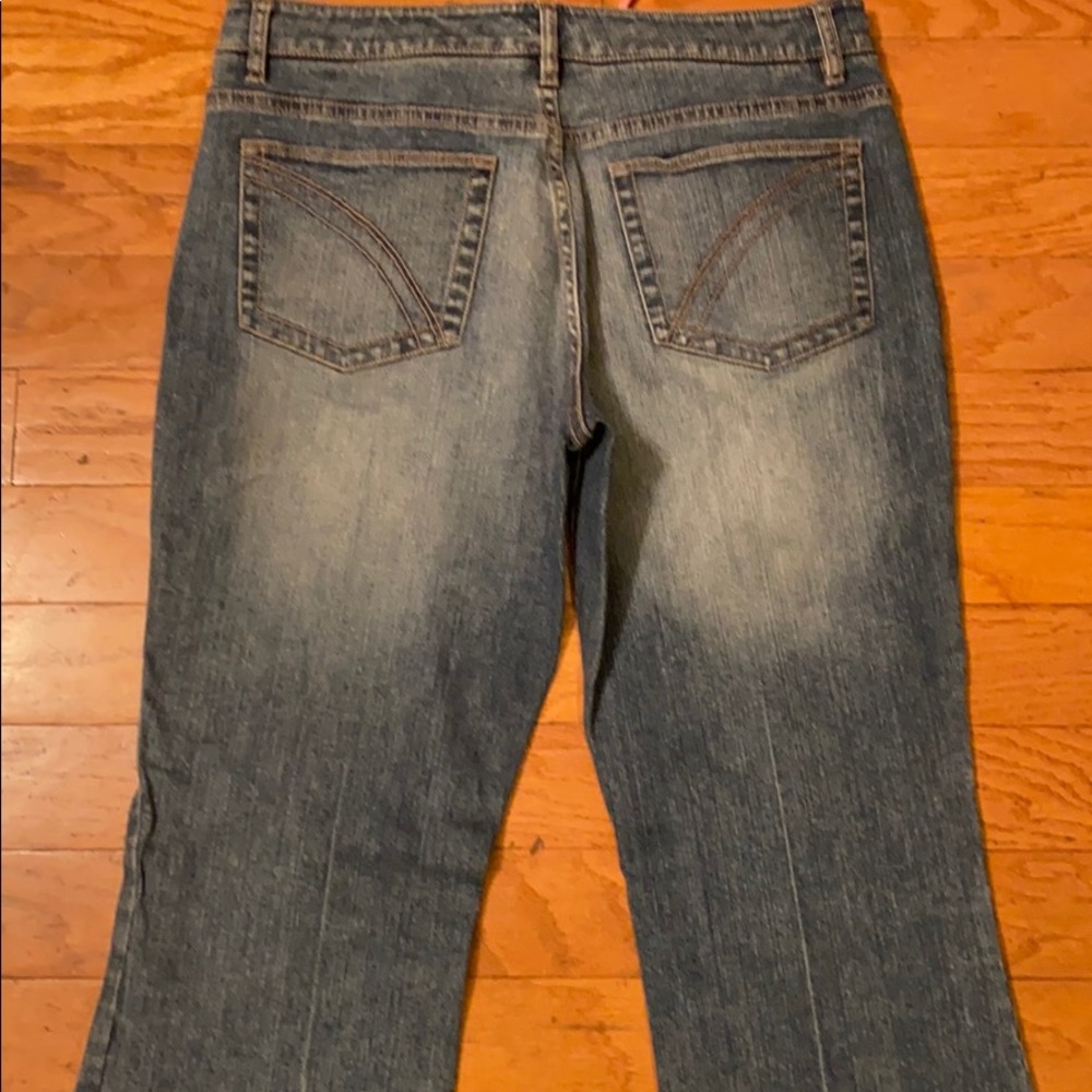 PRE-OWNED WOMEN’S GIANNI BINI FLARE LEG JEANS - Picture 8 of 12